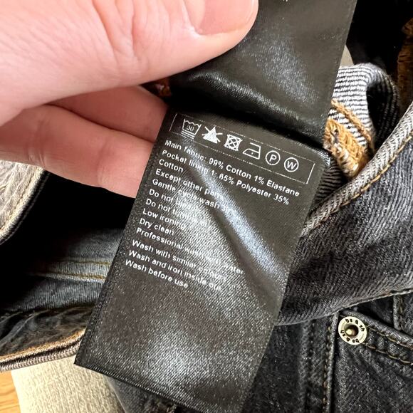 ba&sh Washed Black Bootcut Jeans - Picture 6 of 6
